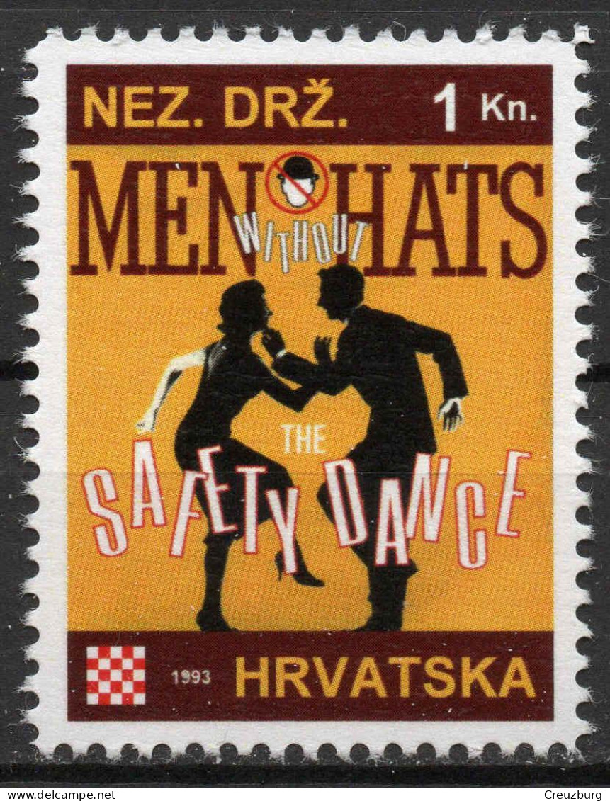 Men Without Hats - Briefmarken Set Aus Kroatien, 16 Marken, 1993. Unabhängiger Staat Kroatien, NDH. - Croatie
