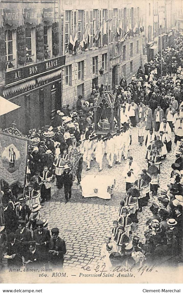 RIOM - Procession Saint Amable - Très Bon état - Riom