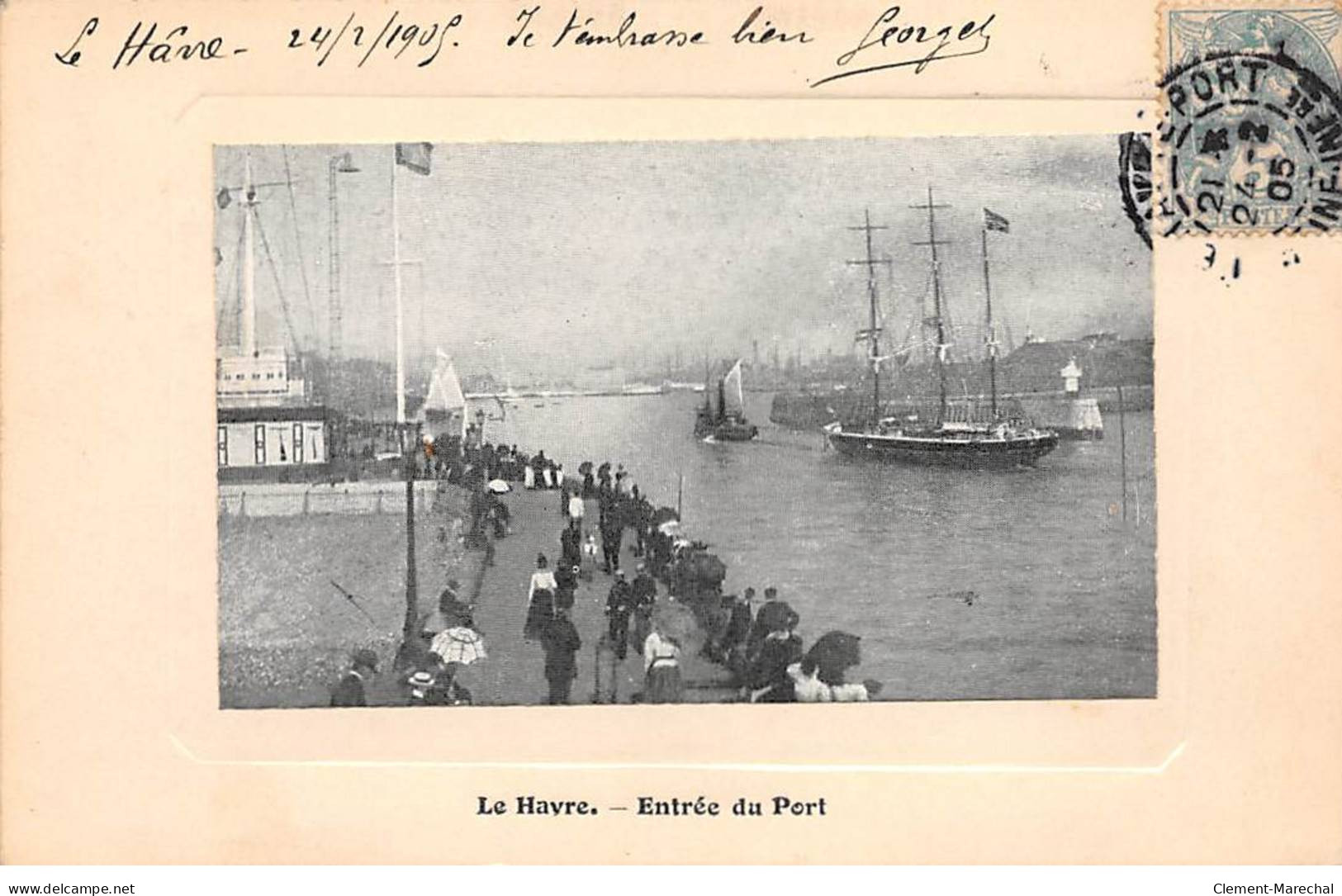 LE HAVRE - Entrée Du Port - Très Bon état - Portuario