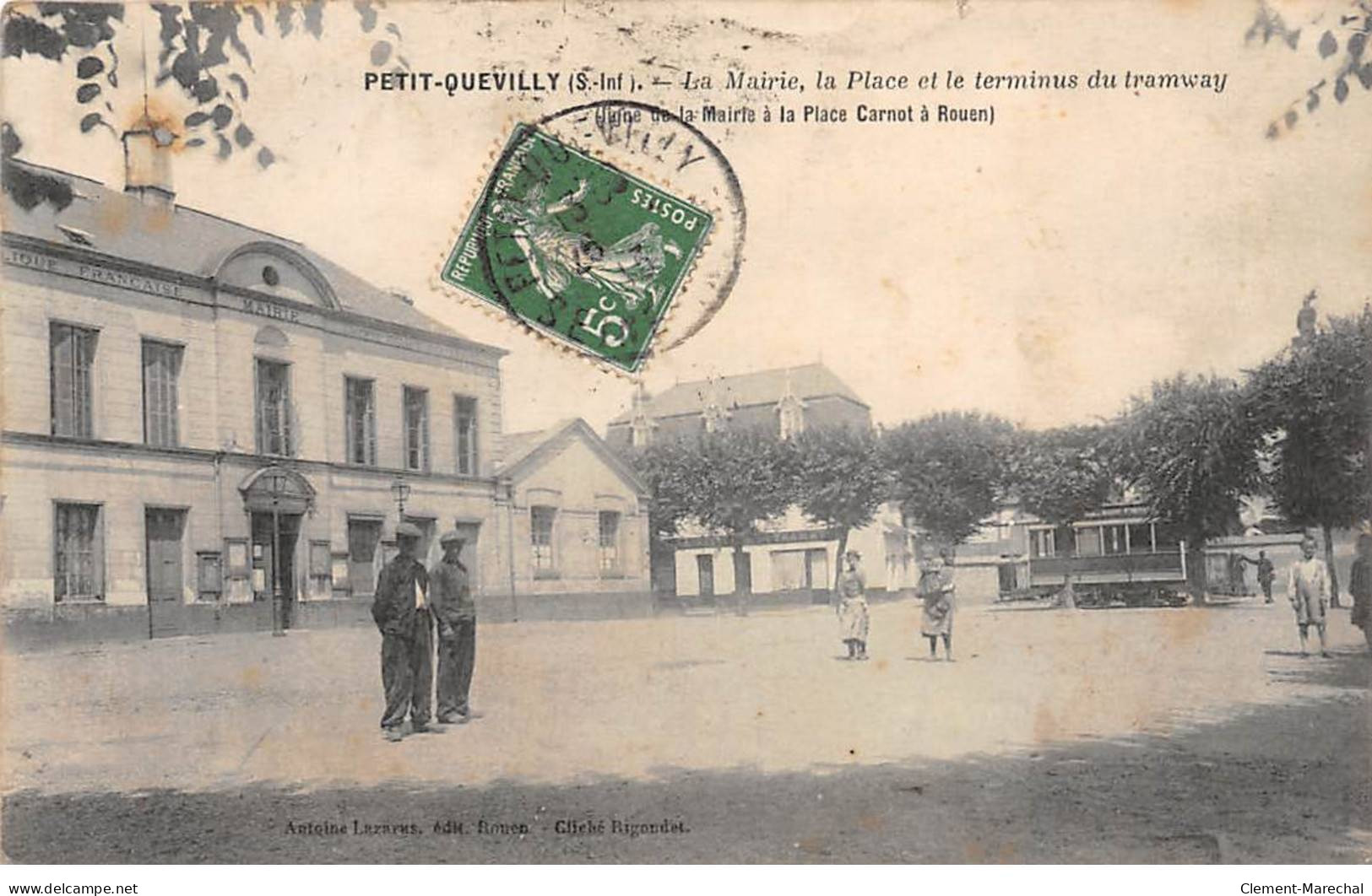 PETIT QUEVILLY - La Mairie, La Place Et Le Terminus Du Tramway - Très Bon état - Le Petit-quevilly