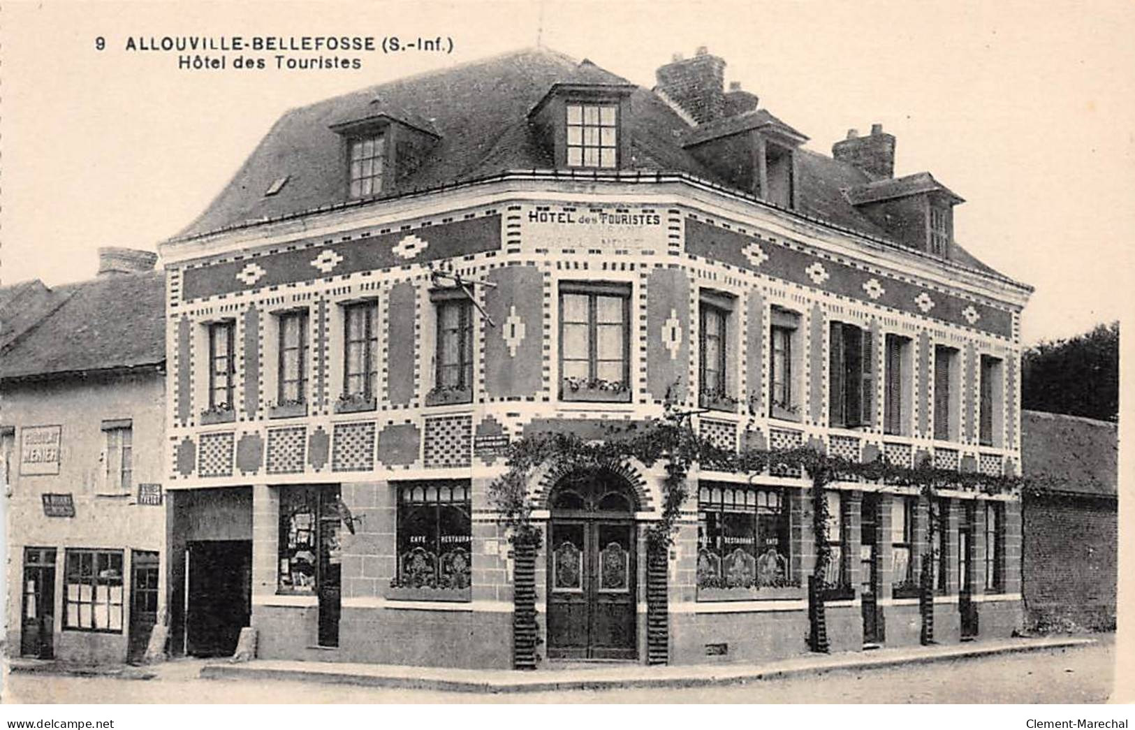 ALLOUVILLE BELLEFOSSE - Hôtel Des Touristes - Très Bon état - Allouville-Bellefosse