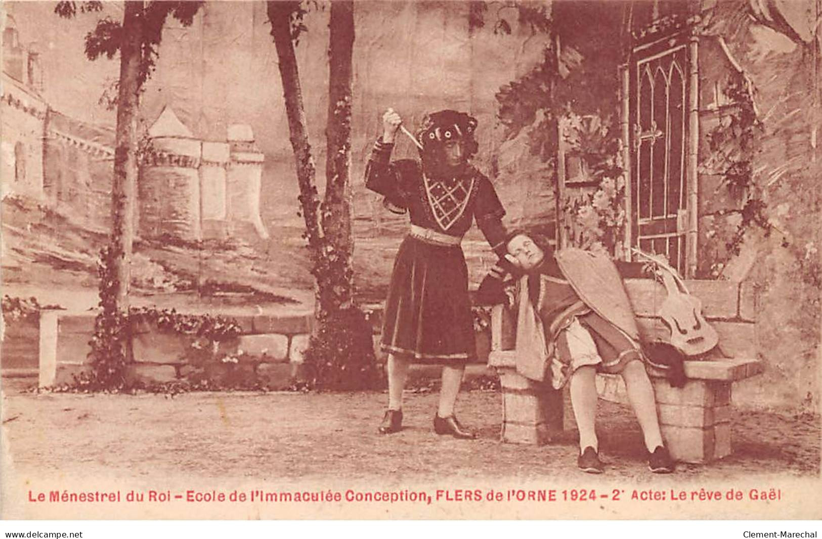FLERS DE L'ORNE 1924 - Le Ménestrel Du Roi - Ecole De L'Immaculée Conception - Très Bon état - Flers