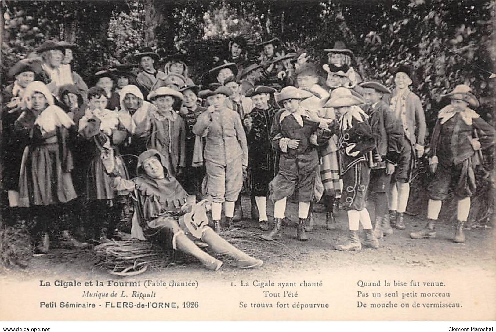 FLERS DE L'ORNE 1926 - Petit Séminaire - La Cigale Et La Fourmi - Très Bon état - Flers