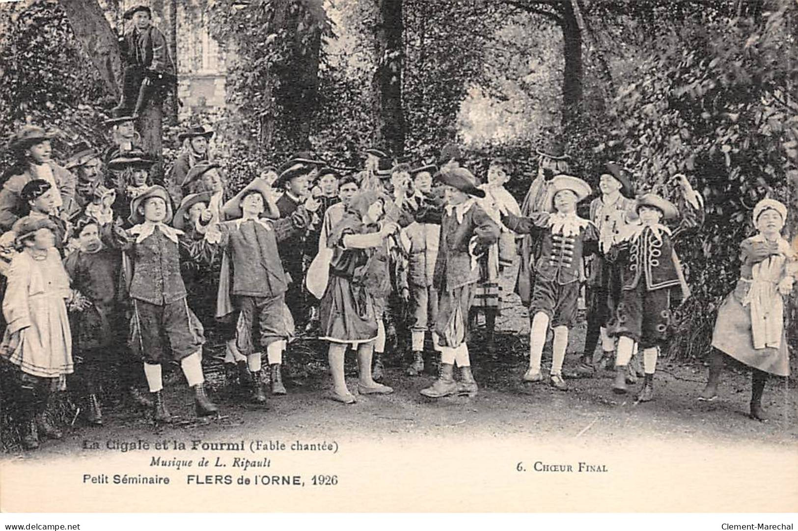 FLERS DE L'ORNE 1926 - Petit Séminaire - La Cigale Et La Fourmi - Très Bon état - Flers