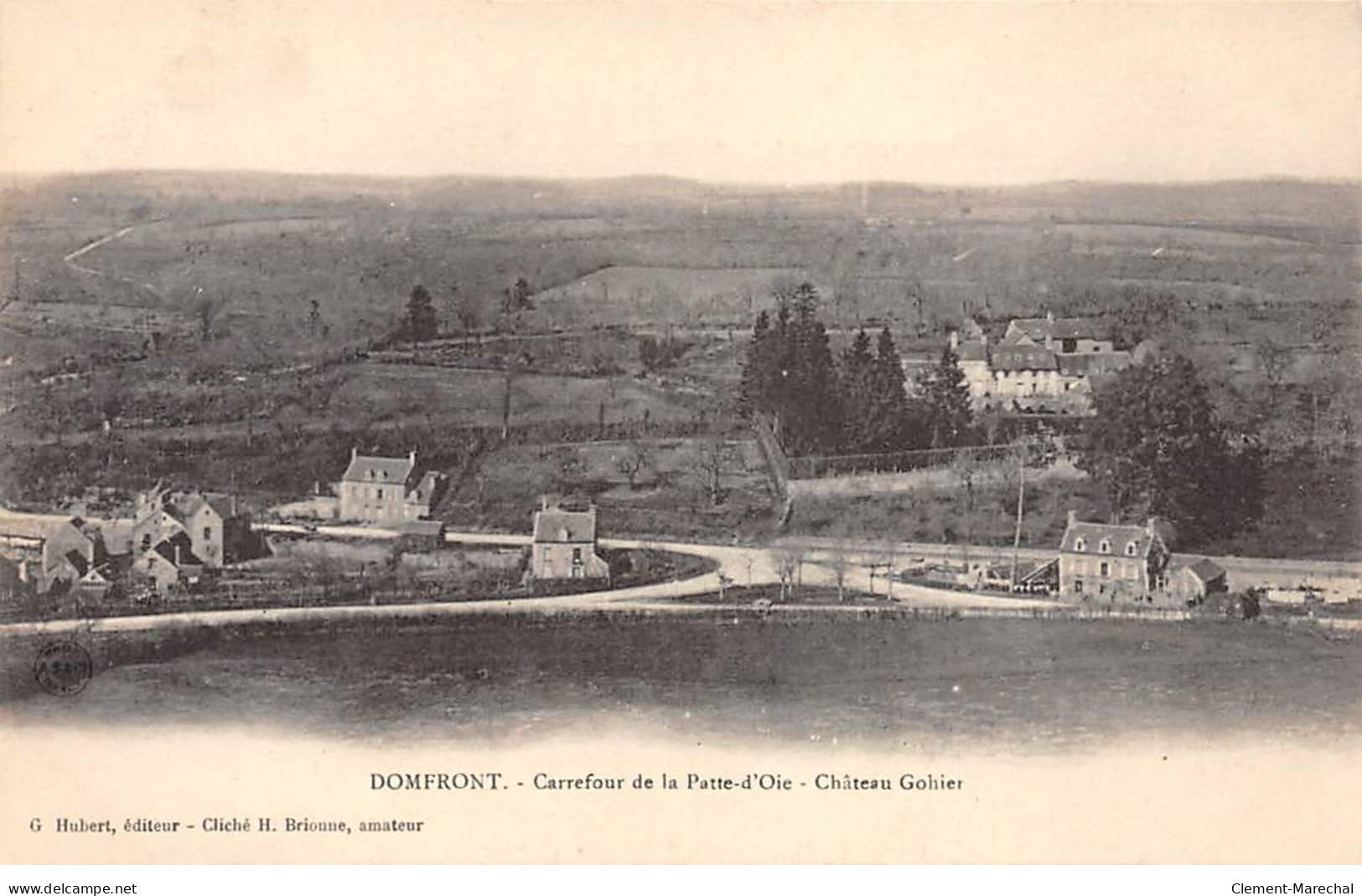 DOMFRONT - Carrefour De La Patte D'Oie - Châteeau Gohier - Très Bon état - Domfront