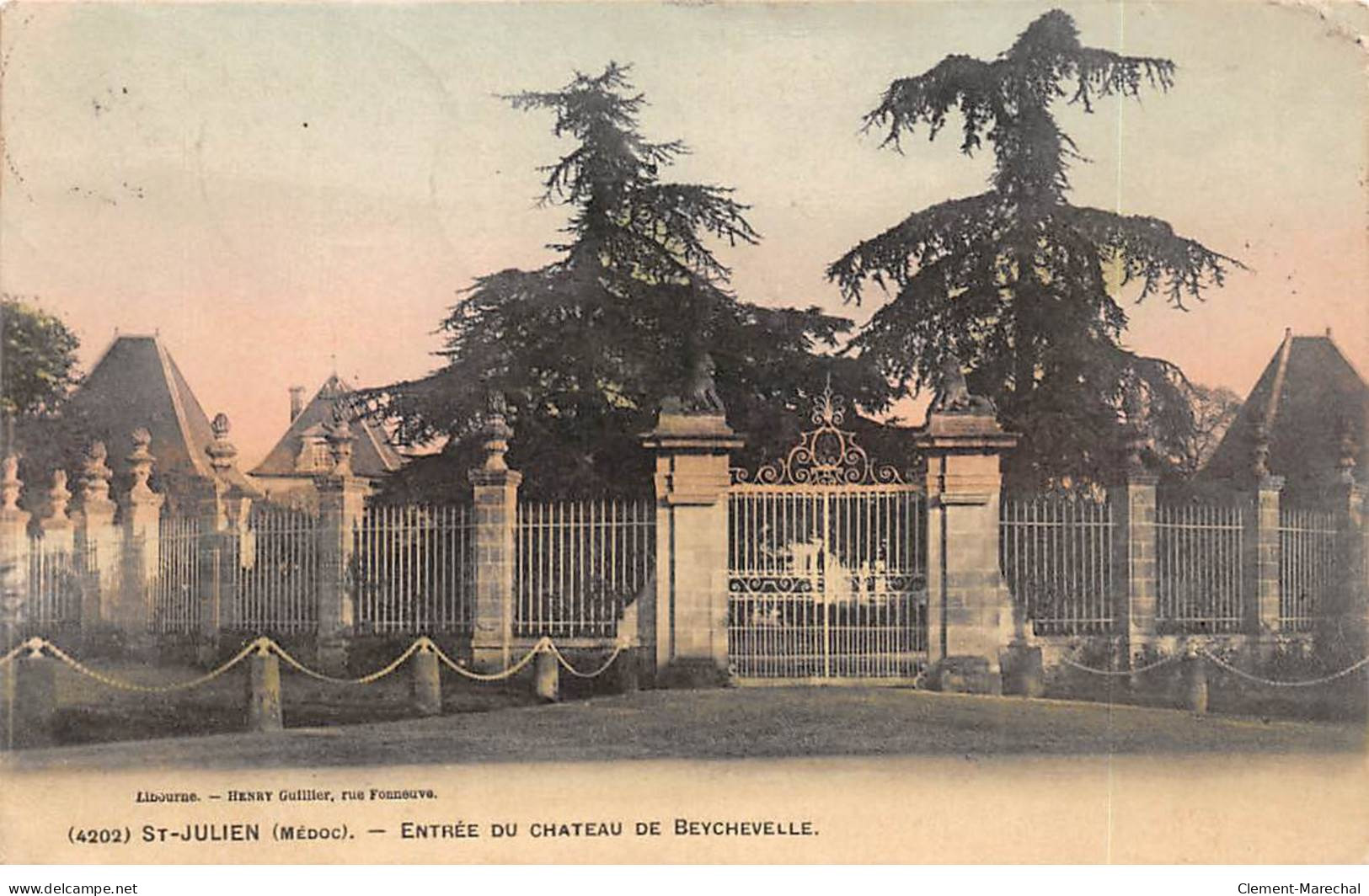 SAINT JULIEN - Entrée Du Château De Beychevelle - Très Bon état - Saint-Julien-en-Genevois