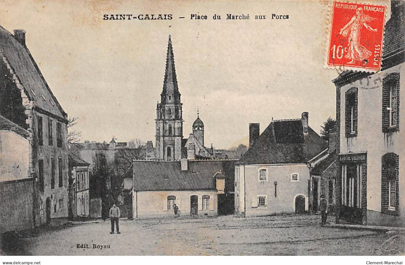 SAINT CALAIS - Place Du Marché Aux Porcs - Très Bon état - Saint Calais