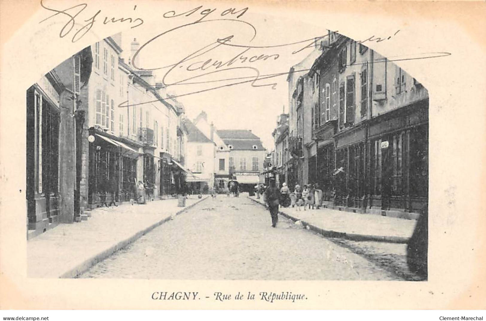 CHAGNY - Rue De La République - Très Bon état - Chagny