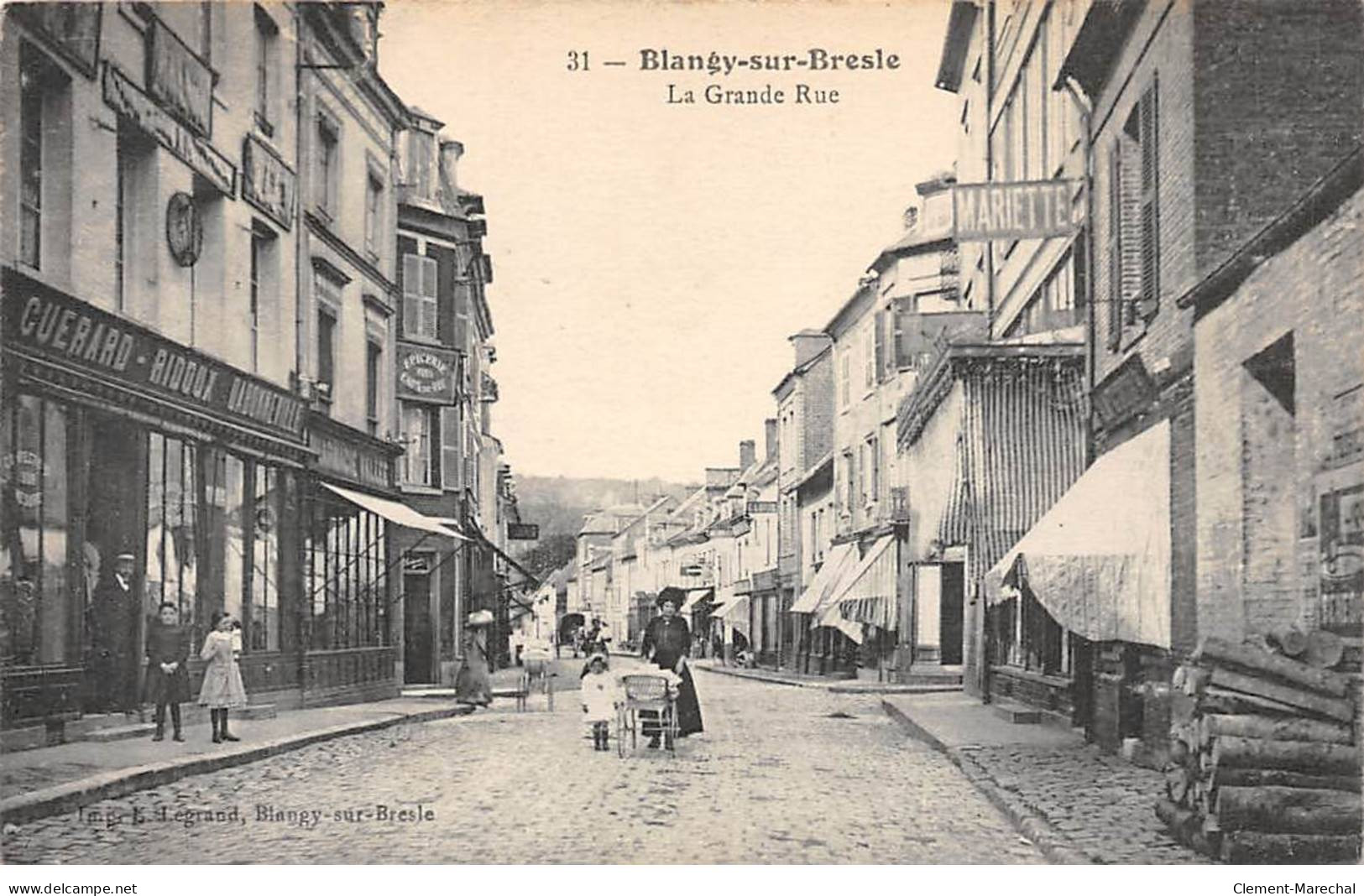 BLANGY SUR  BRESLE - La Grande Rue - Très Bon état - Blangy-sur-Bresle