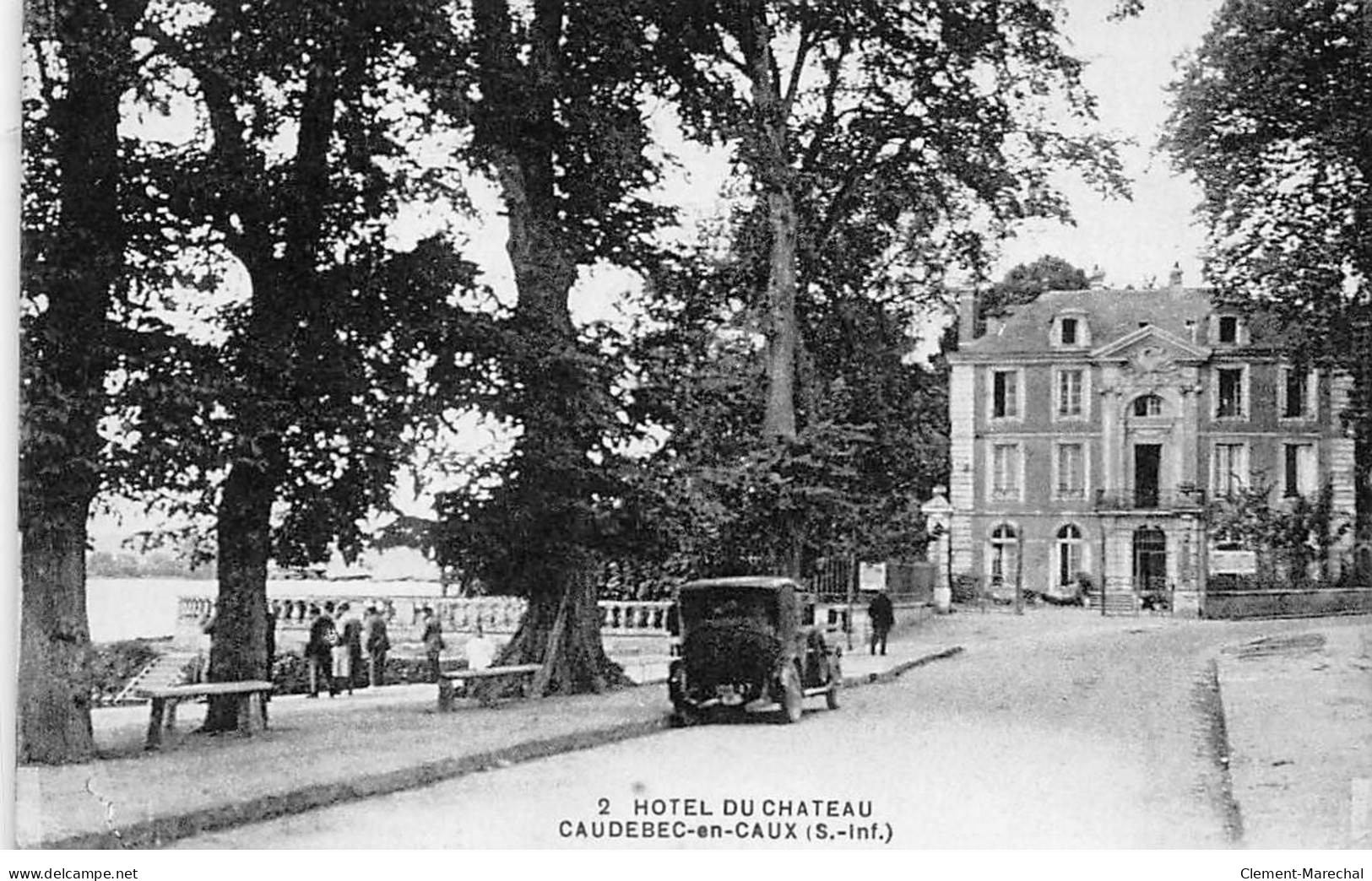 CAUDEBEC EN CAUX - Hotel Du Château - Très Bon état - Caudebec-en-Caux