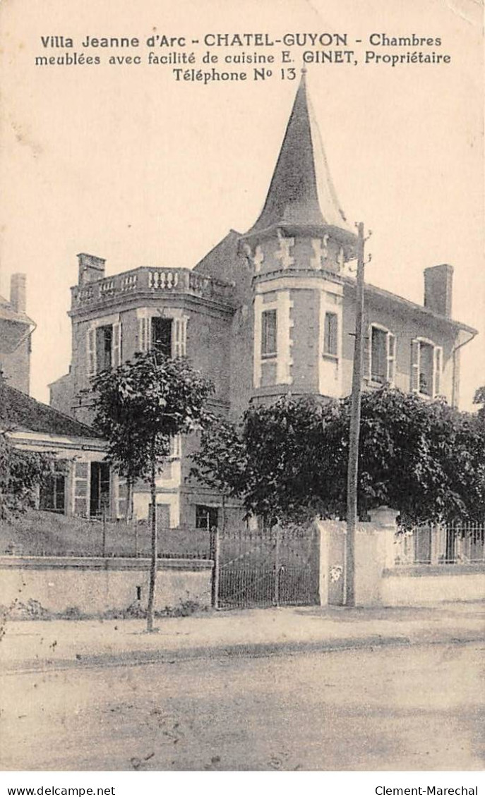 CHATEL GUYON - Villa Jeanne D'Arc - Très Bon état - Châtel-Guyon