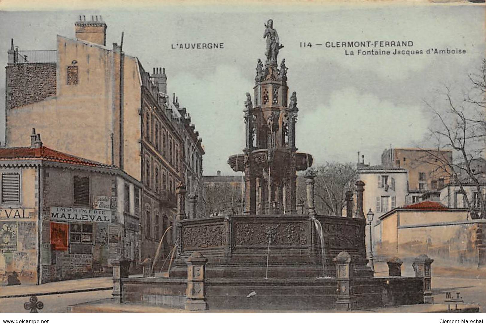 CLERMONT FERRAND - La Fontaine Jacques D'Amboise - Très Bon état - Clermont Ferrand