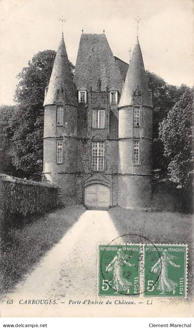 CARROUGES - Porte D'Entrée Du Château - Très Bon état - Carrouges