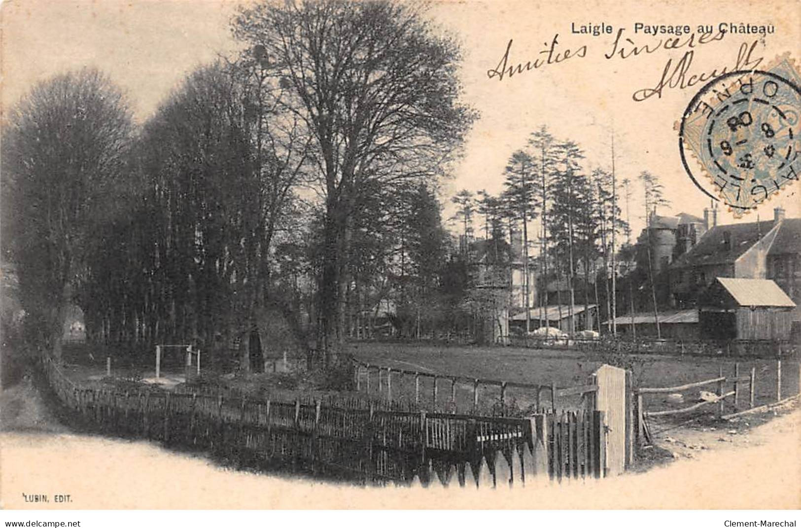 LAIGLE - Paysage Au Château - Très Bon état - L'Aigle