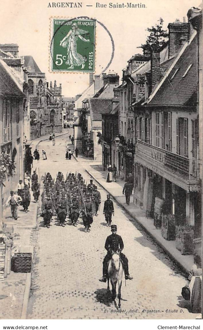 ARGENTAN - Rue Saint Martin - Très Bon état - Argentan