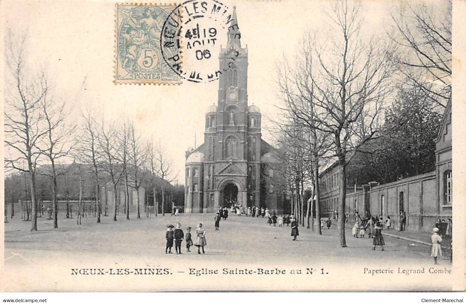 NOEUX LES MINES - Eglise Sainte Barbe Au N°1 - Très Bon état - Noeux Les Mines