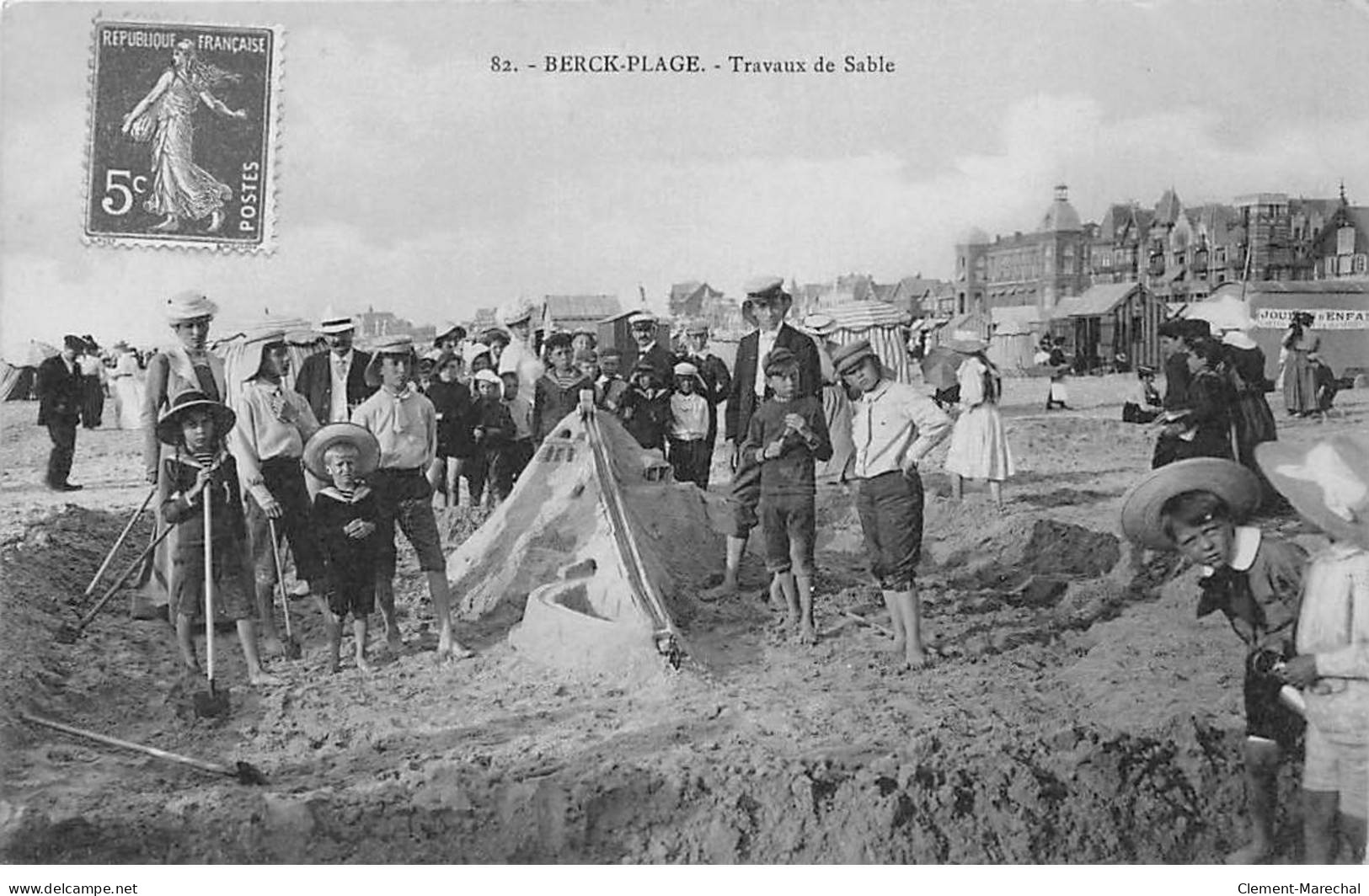 BERCK PLAGE - Travaux De Sable - Très Bon état - Berck