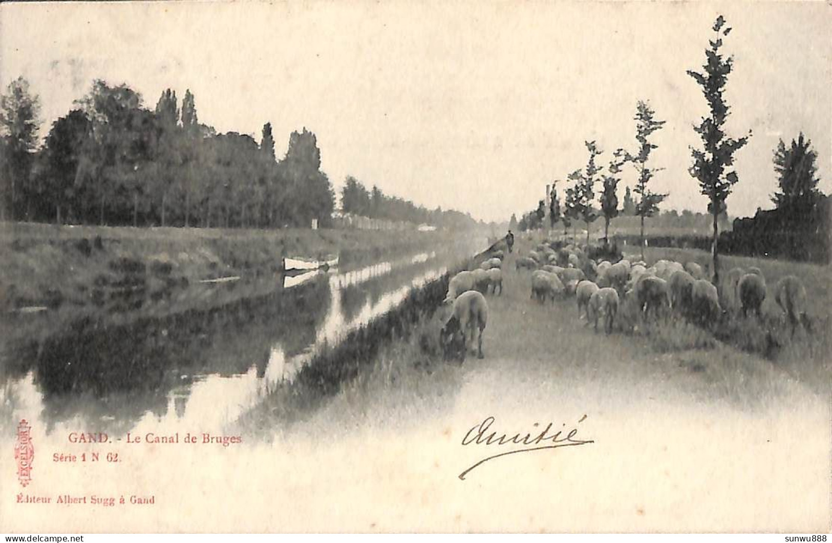 Gand Gent - Le Canal De Bruges (Sugg 1900) - Gent