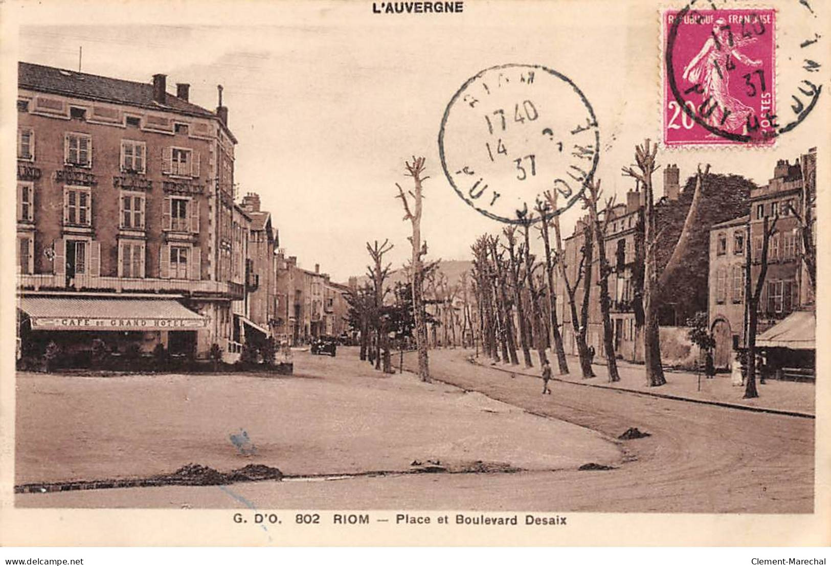 RIOM - Place Et Boulevard Desaix - Très Bon état - Riom