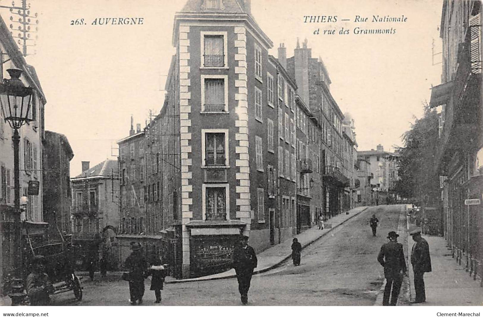 THIERS - Rue Nationale Et Rue Des Grammonts - Très Bon état - Thiers