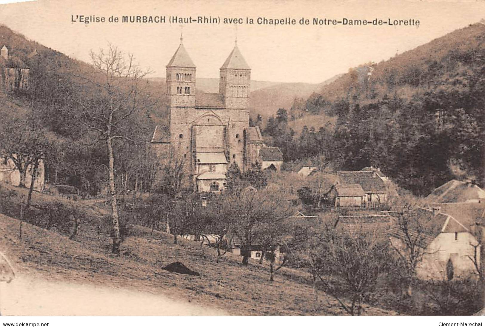 L'Eglise De MURBACH Avec La Chapelle De Notre Dame De Lorette - Très Bon état - Murbach