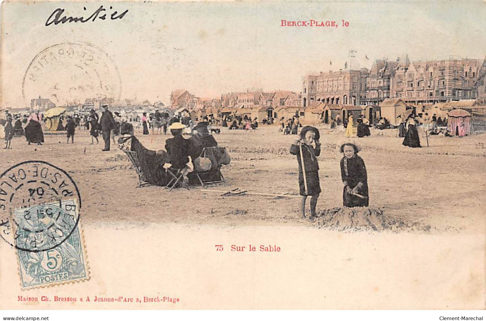 BERCK PLAGE - Sur Le Sable - Très Bon état - Berck