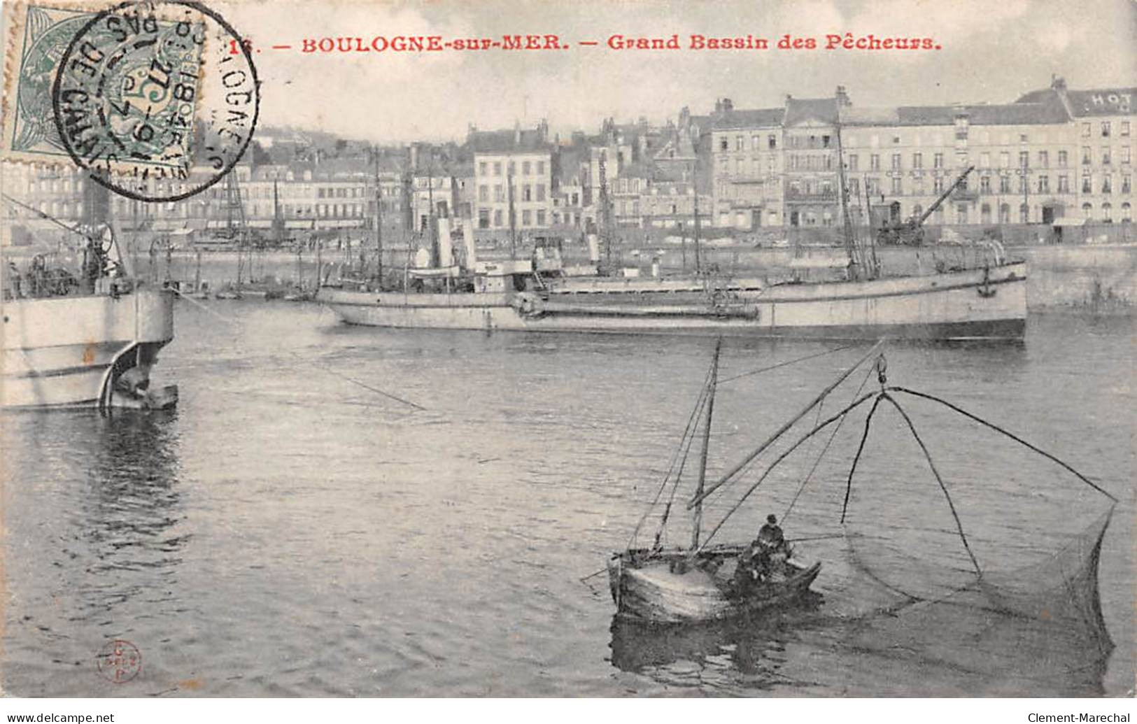 BOULOGNE SUR MER - Grand Bassin Des Pêcheurs - Très Bon état - Boulogne Sur Mer