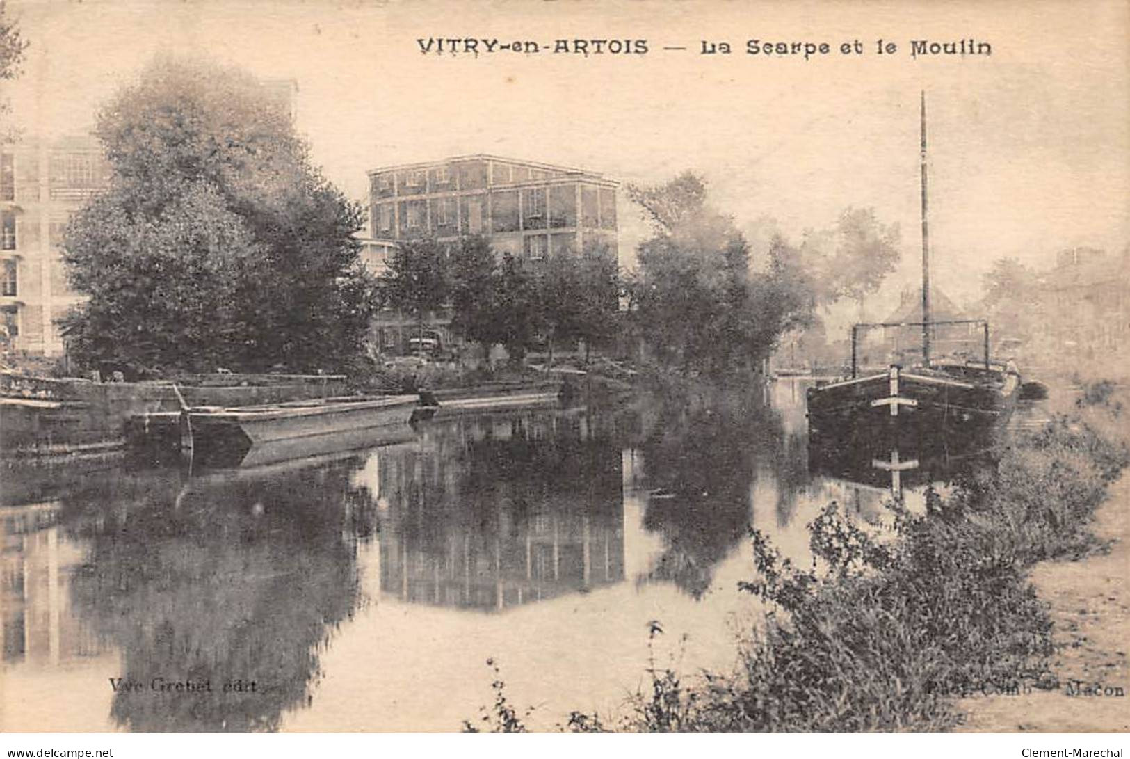 VITRY EN ARTOIS - La Scarpe Et Le Moulin - Très Bon état - Vitry En Artois