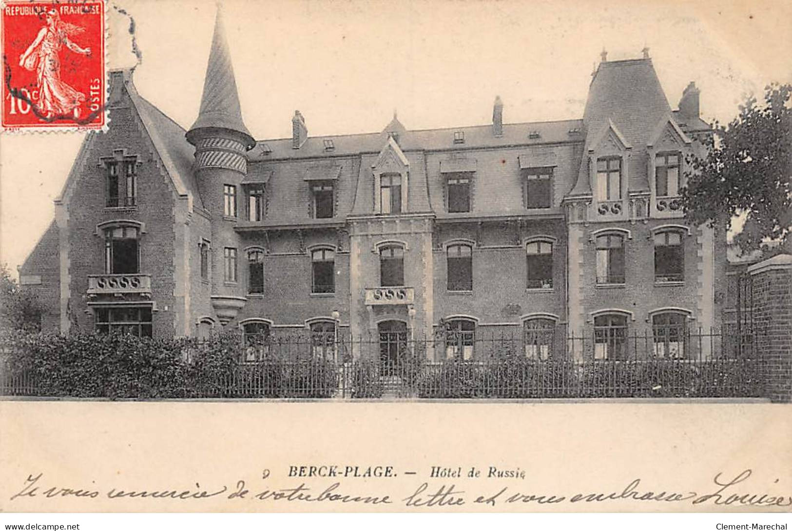 BERCK PLAGE - Hôtel De Russie - Très Bon état - Berck