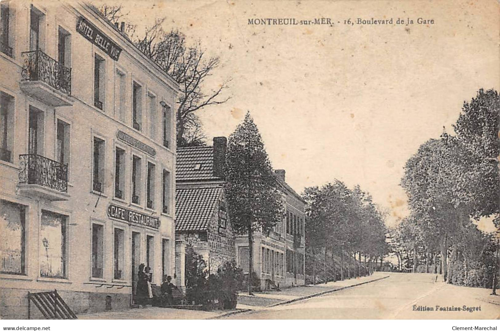 MONTREUIL SUR MER - Boulevard De La Gare - état - Montreuil