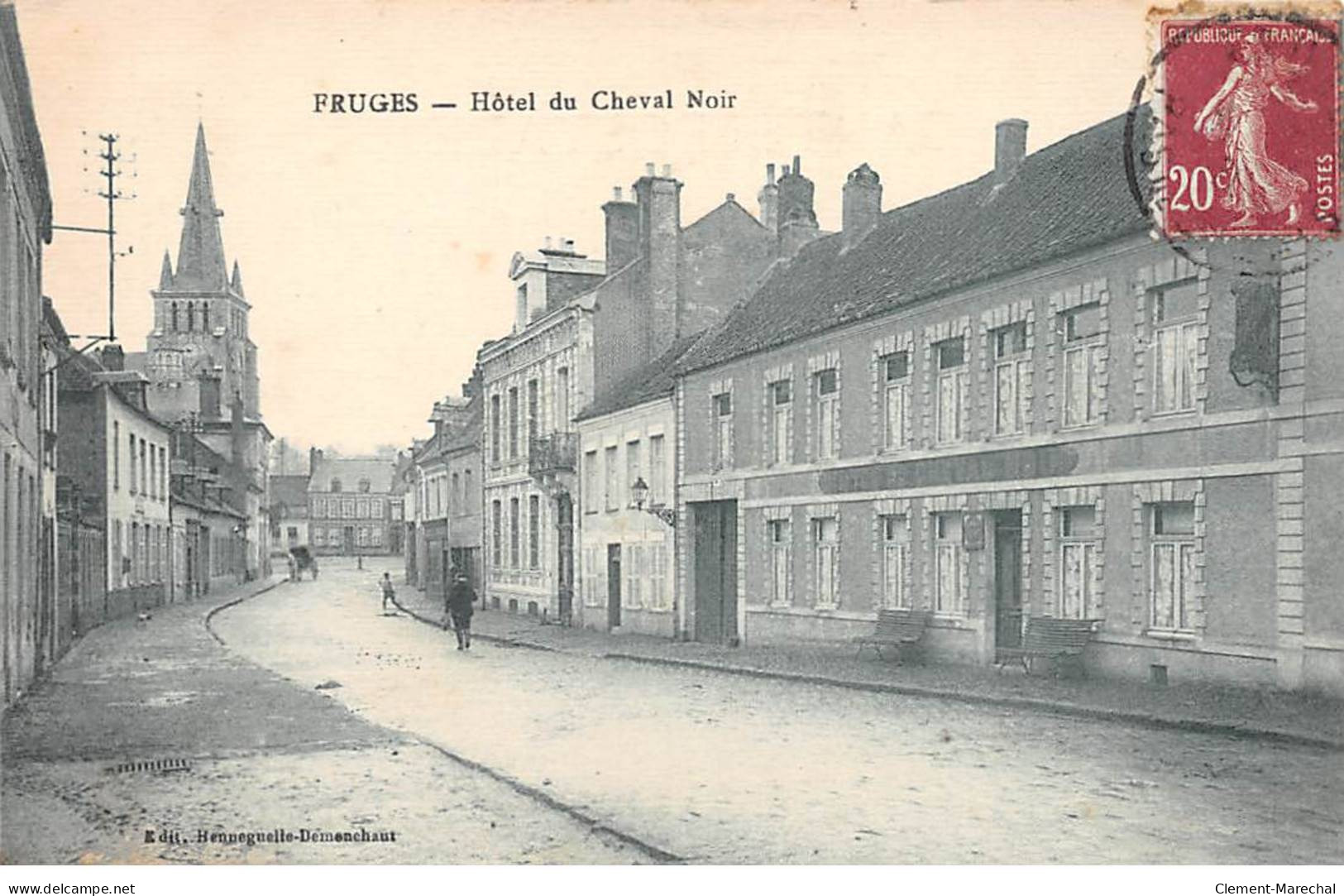 FRUGES - Hôtel Du Cheval Noir - Très Bon état - Fruges