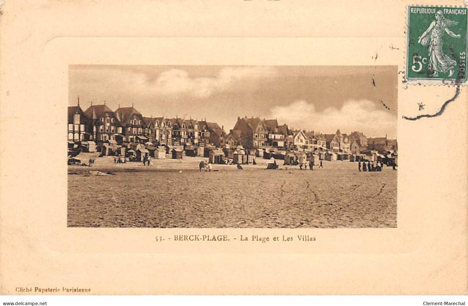 BERCK PLAGE - La Plage Et Les Villas - Très Bon état - Berck