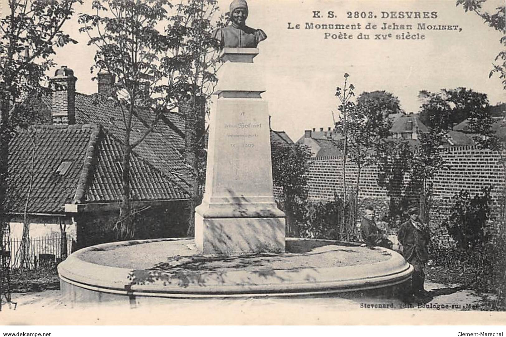 DESVRES - Le Monument De Jehan Molinet - Très Bon état - Desvres