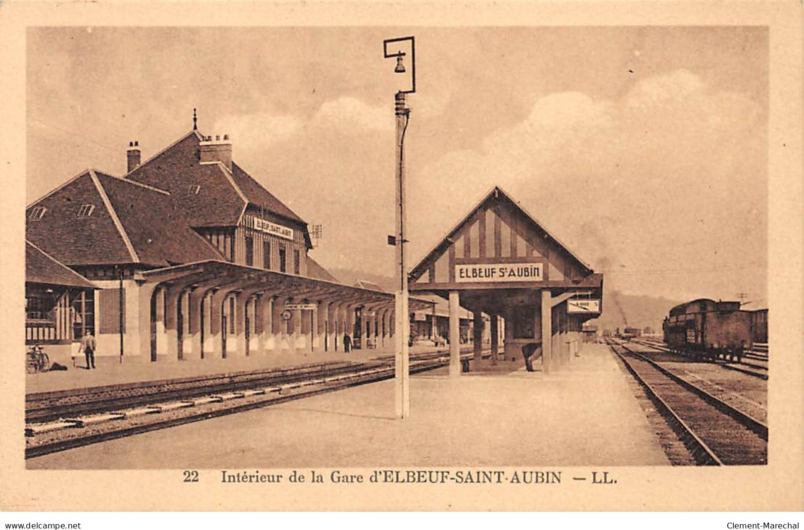 Intérieur De La Gare D'ELBEUF SAINT AUBIN - Très Bon état - Elbeuf