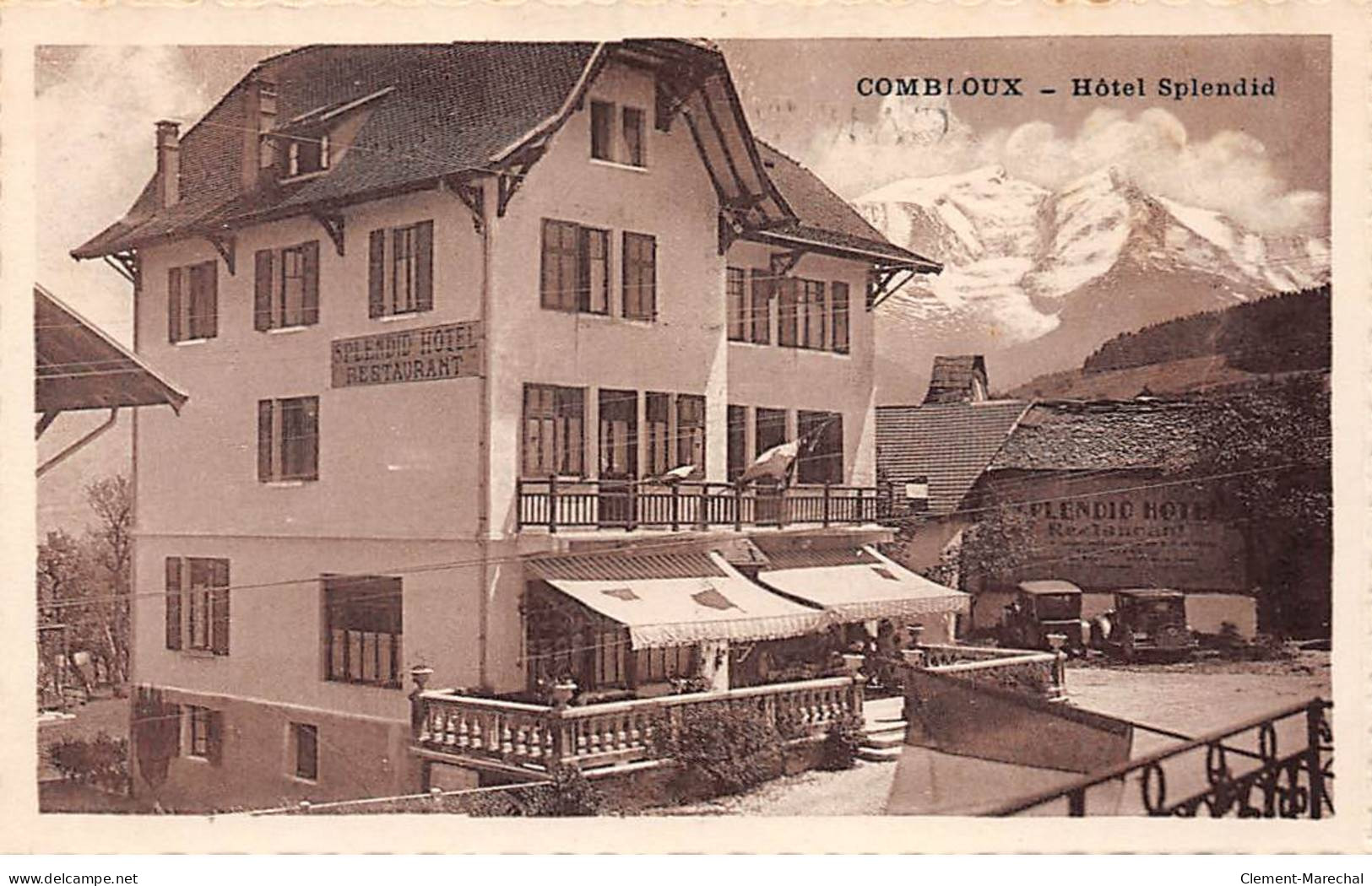 COMBLOUX - Hôtel Splendid - Très Bon état - Combloux