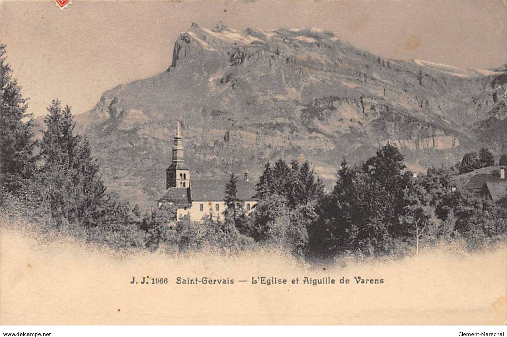 SAINT GERVAIS - L'Eglise Et Aiguille De Varens - Très Bon état - Saint-Gervais-les-Bains