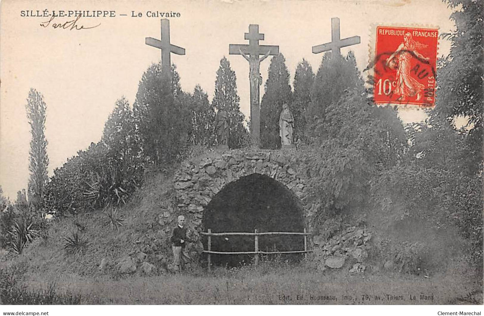 SILLE LE PHILIPPE - Le Calvaire - Très Bon état - Sille Le Guillaume