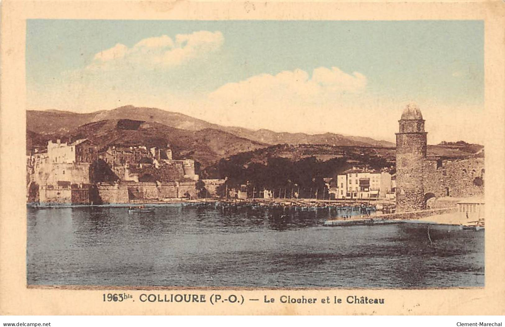 COLLIOURE - Le Clocher Et Le Château - Très Bon état - Collioure