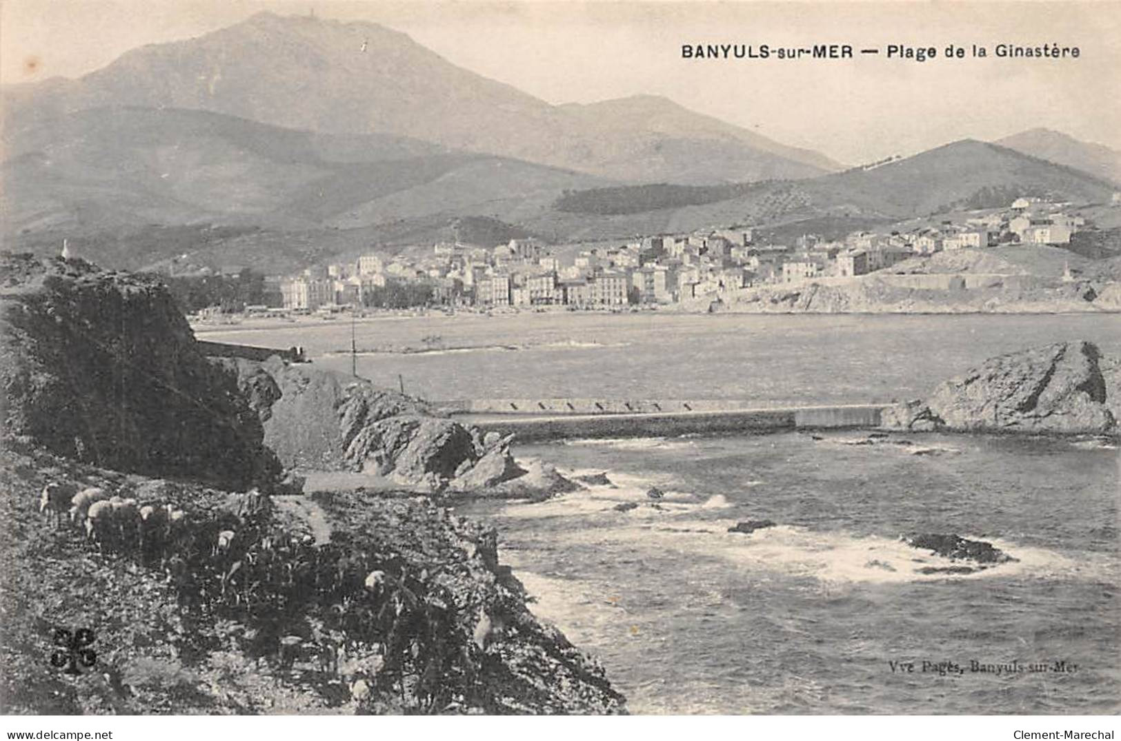 BANYULS SUR MER - Plage De La Ginastère - Très Bon état - Banyuls Sur Mer