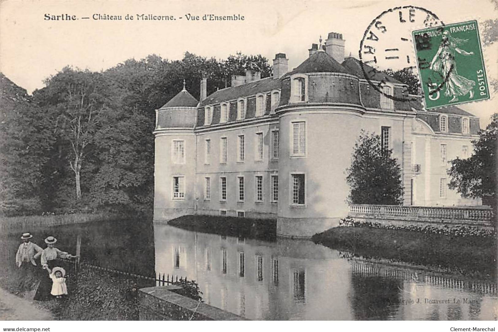 Château De MALICORNE - Vue D'ensemble - Très Bon état - Malicorne Sur Sarthe