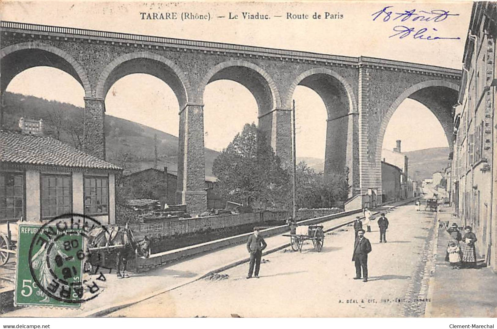 TARARE - Le Viaduc - Route De Paris - Très Bon état - Tarare