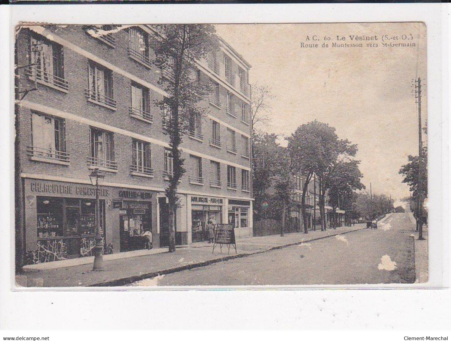 LE VESINET : Route De Montesson Vers St-Germain - état - Le Vésinet