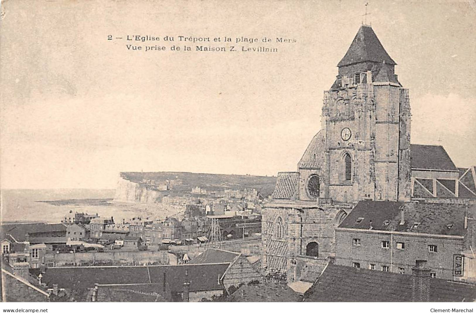 L'Eglise Du TREPORT Et La Plage De Mers - Très Bon état - Le Treport