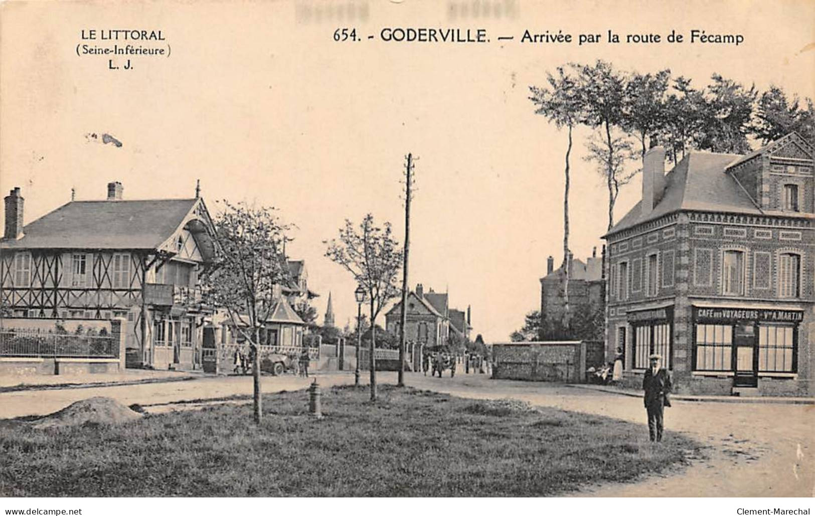 GODERVILLE - Arrivée Par La Route De Fécamp - Très Bon état - Goderville