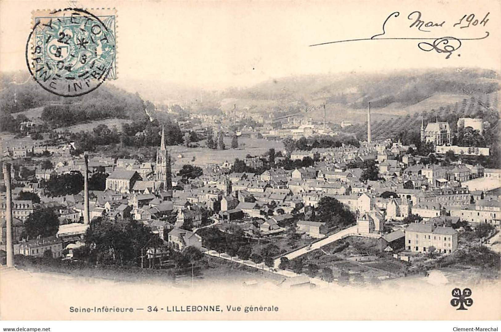 LILLEBONNE - Vue Générale - Très Bon état - Lillebonne