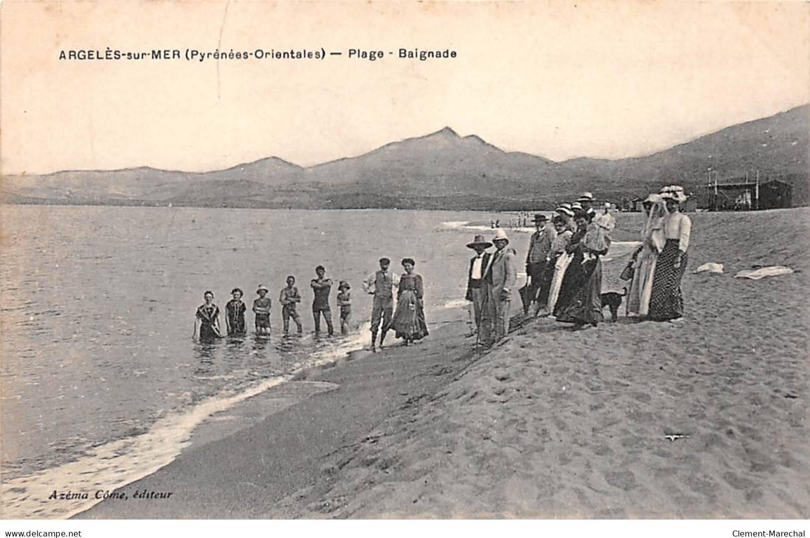 ARGELES SUR MER - Plage - Baignade - Très Bon état - Argeles Sur Mer