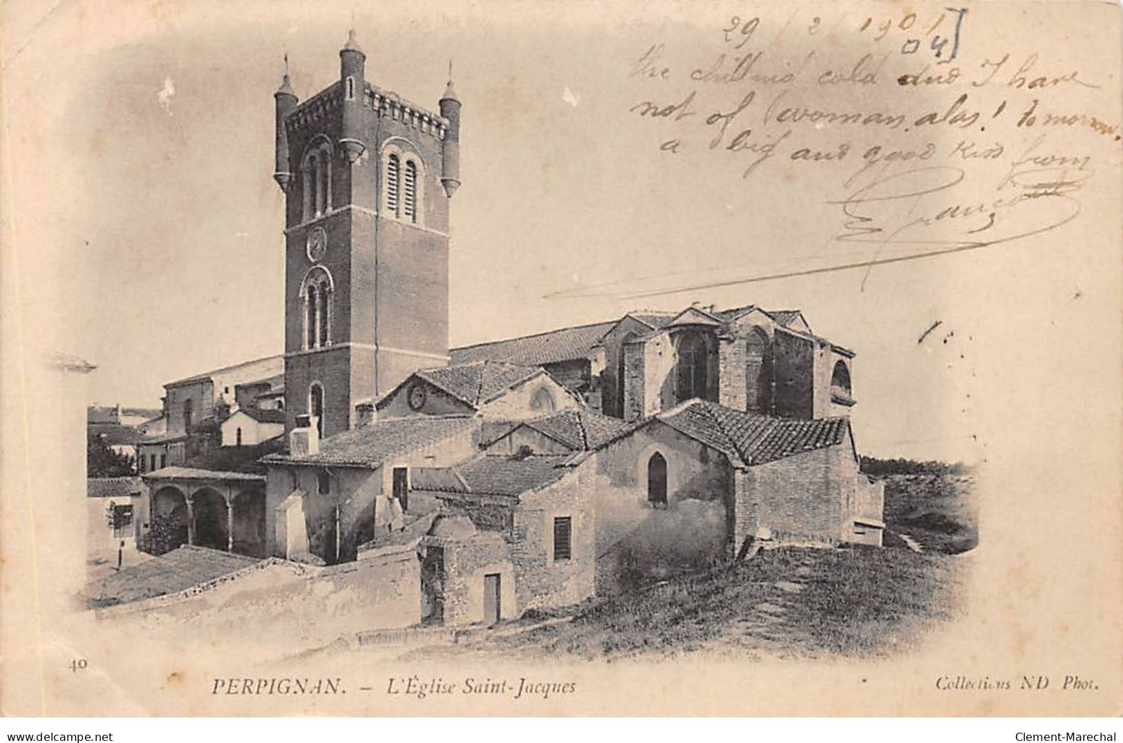 PERPIGNAN - L'Eglise Saint Jacques - état - Perpignan