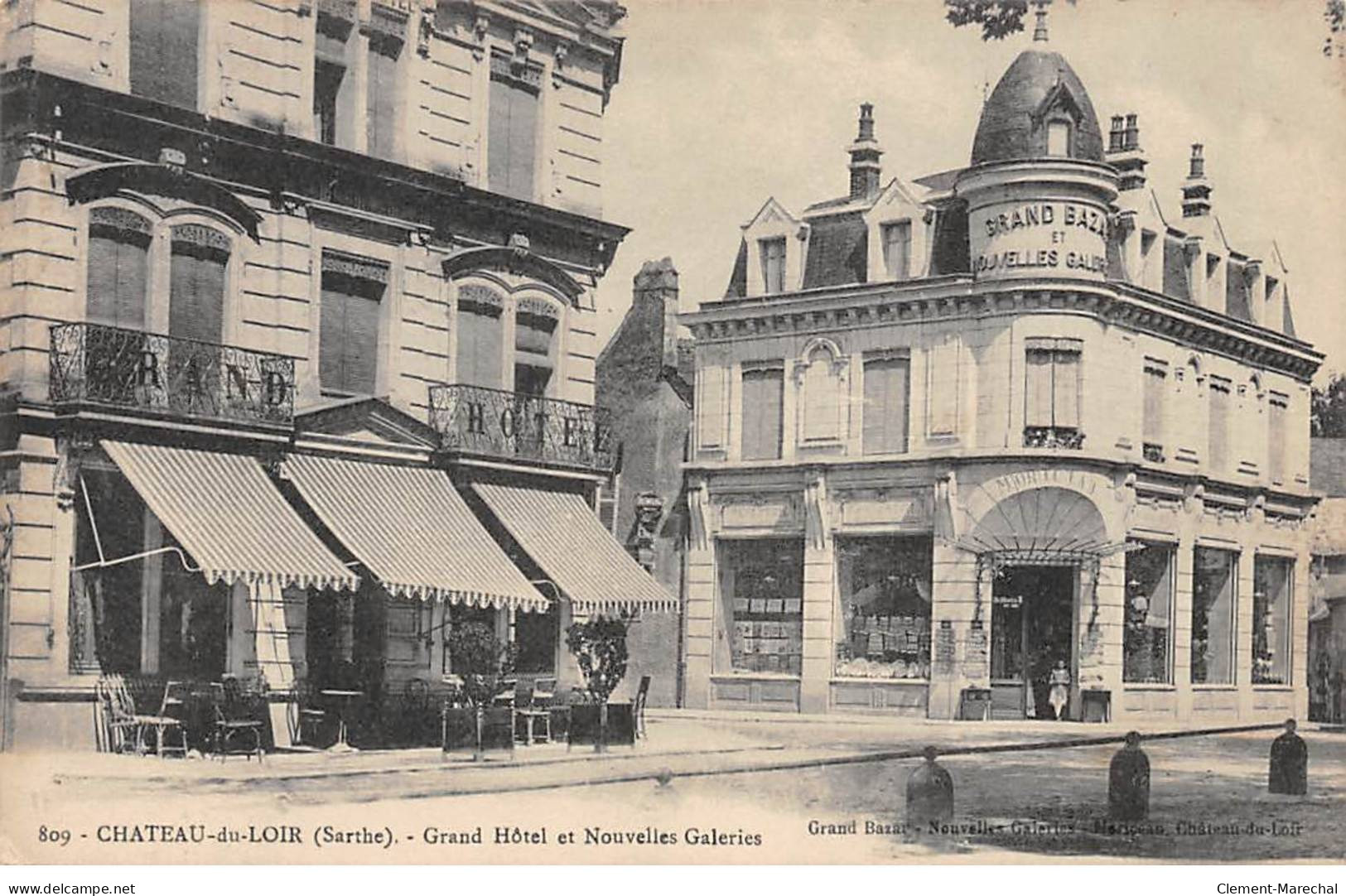 CHATEAU DU LOIR - Grand Hôtel Et Nouvelles Galeries - Très Bon état - Chateau Du Loir