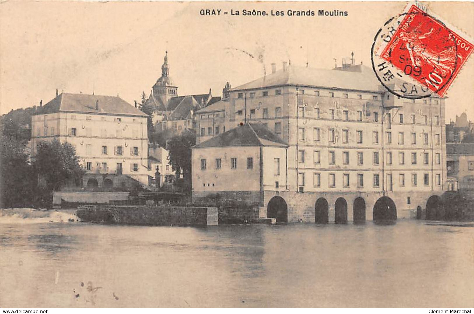 GRAY - La Saône - Les Grands Moulins - Très Bon état - Gray