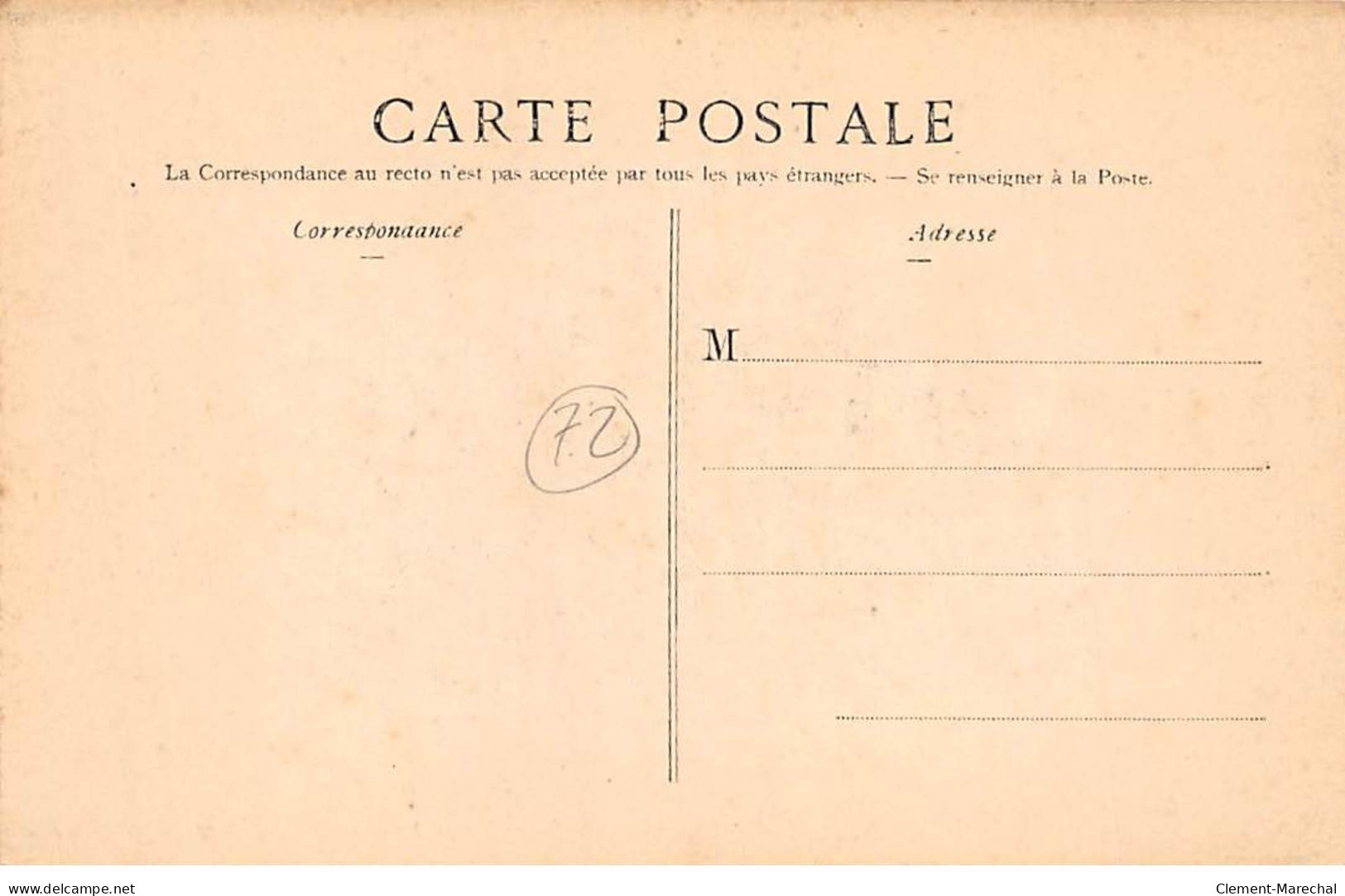 Circuit De La Sarthe - 1906 - La Traversée De BERFAY - Très Bon état - Autres & Non Classés